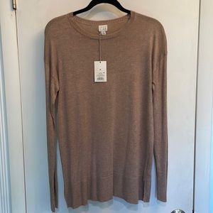 Light brown casual long sleeve tee!